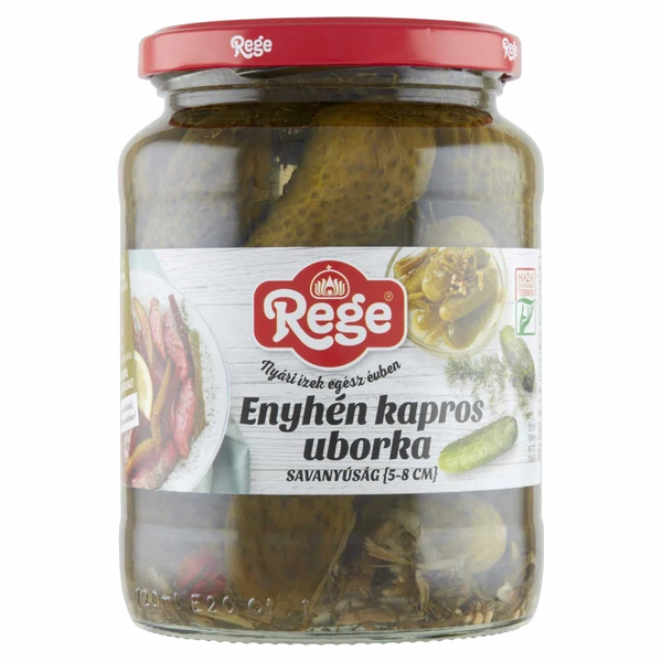Enyhén kapros uborka savanyúság 5-8 cm