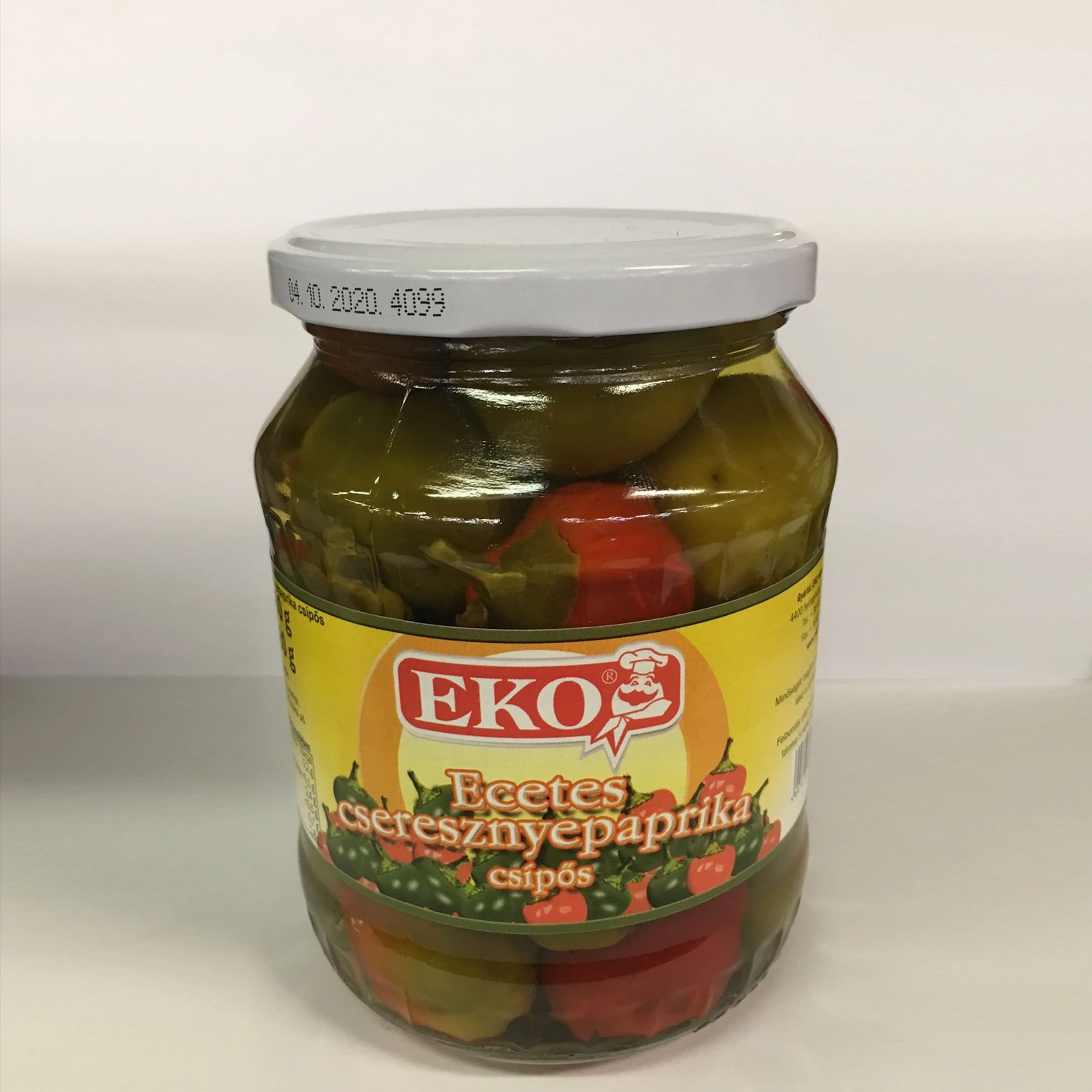 Ecetes cseresznyepaprika, csípős